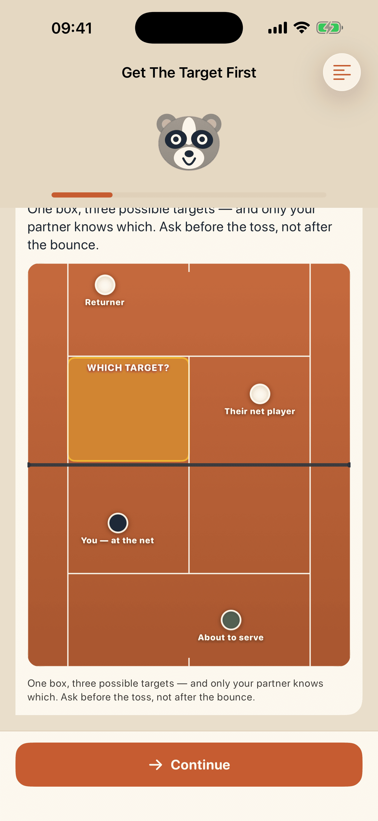 Tennis Tactics — Side quest