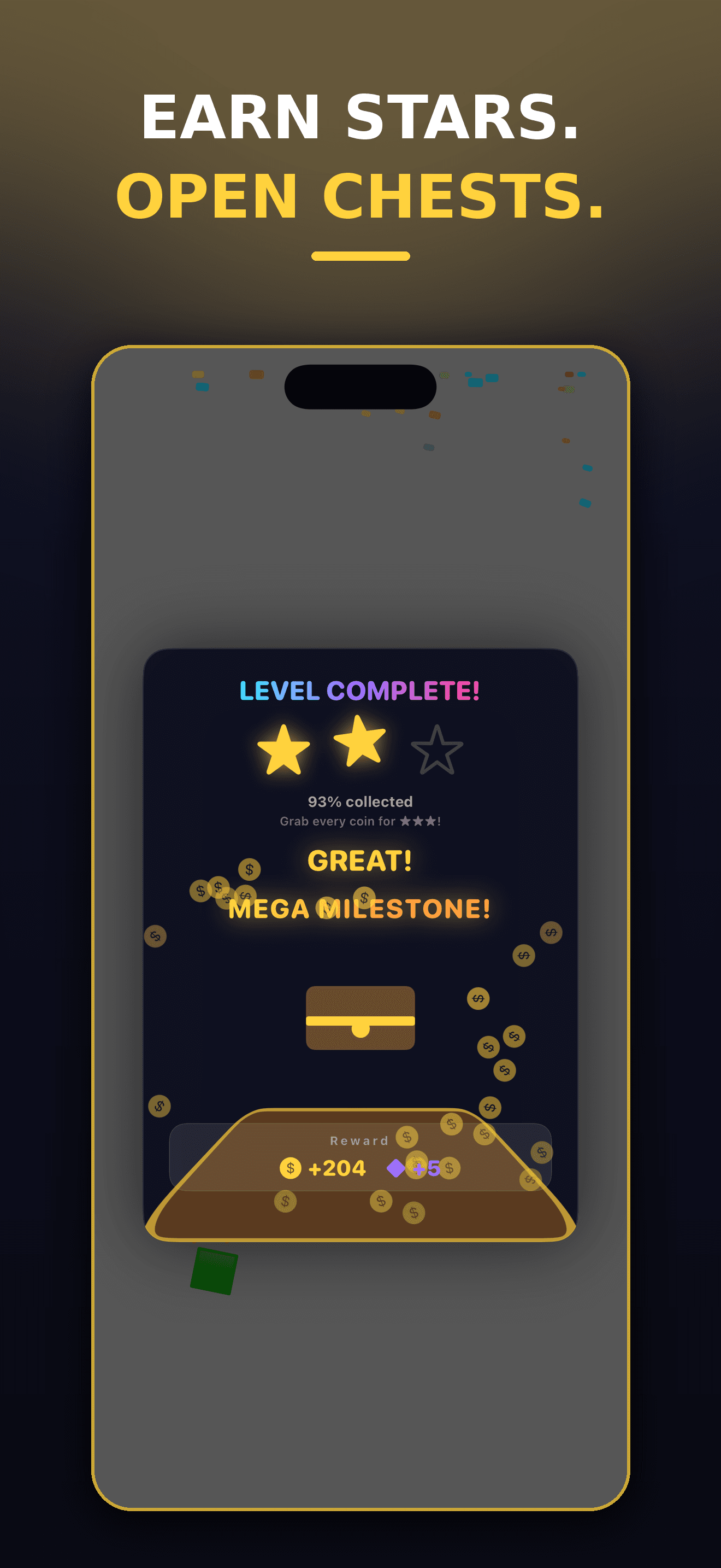 WTC Impossible: Cube Runner — Level clear