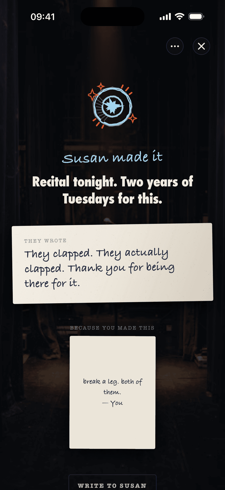 WishMeLuck — It happened